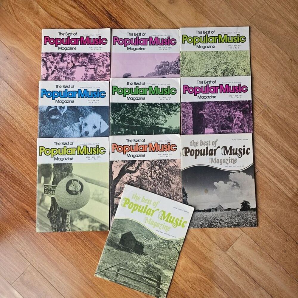 The best of popular music magazine set of 10